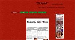 Desktop Screenshot of donna.com.hr